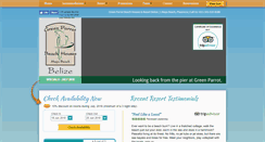 Desktop Screenshot of greenparrot-belize.com